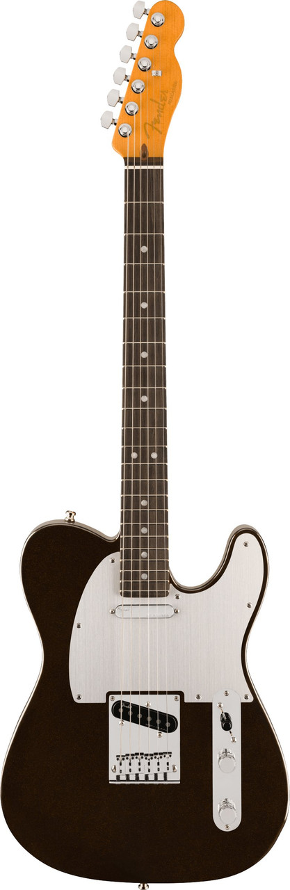 Fender American Ultra II Telecaster Ebony Fingerboard in Texas Tea - Image 5