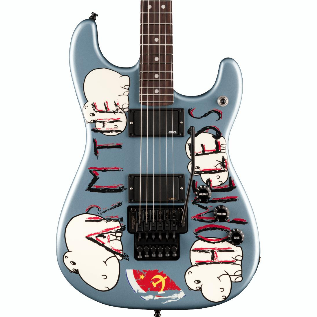 B Stock : Fender Tom Morello Arm The Homeless Stratocaster in Rosewood - 001 - Image 2