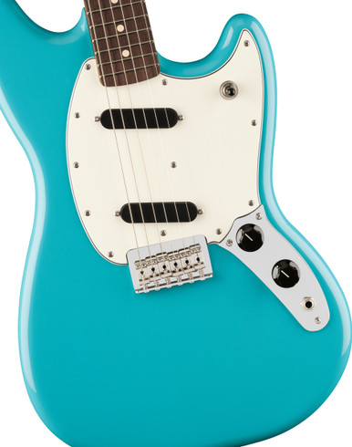 Fender Player II Mustang Rosewood Fingerboard Aquatone Blue - Image 6