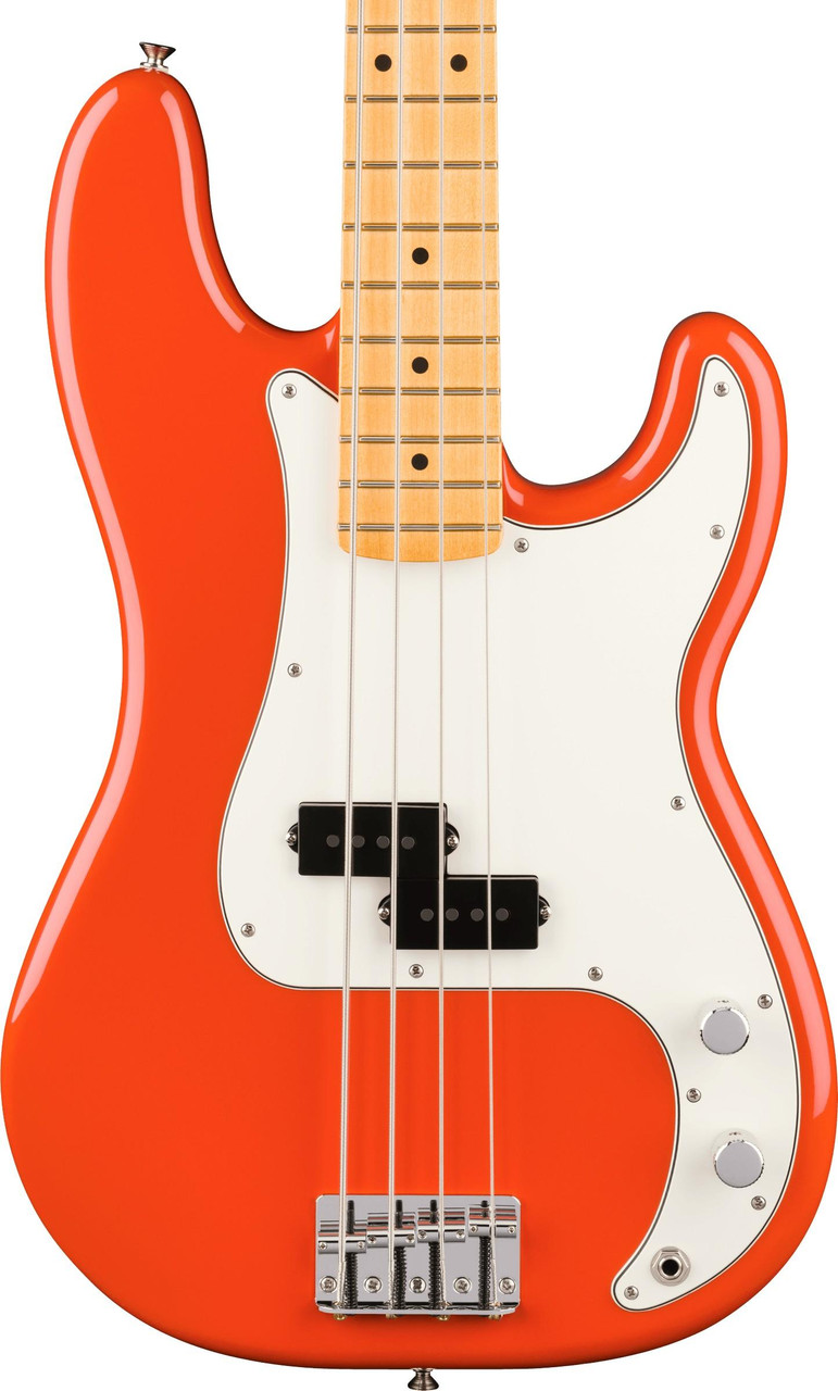 Fender Player II Precision Bass in Rallye Orange - Image 2