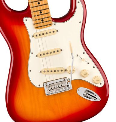 Fender Player II Stratocaster Maple Fingerboard Aged Cherry Burst - Image 6