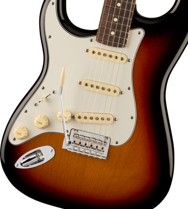 Fender Player II Stratocaster Left Handed Rosewood Fingerboard 3-Color Sunburst - Image 6