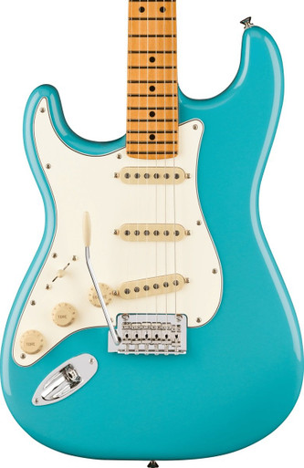 Fender Player II Stratocaster Left Handed Maple Fingerboard Aquatone Blue