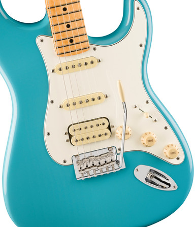 Fender Player II Stratocaster HSS Maple Fingerboard Aquatone Blue - Image 6