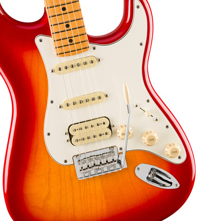 Fender Player II Stratocaster HSS Maple Fingerboard Aged Cherry Burst - Image 6