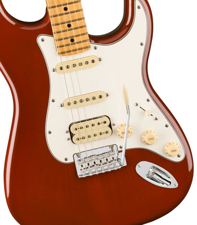 Fender Player II Stratocaster HSS Maple Fingerboard Transparent Mocha Burst - Image 6