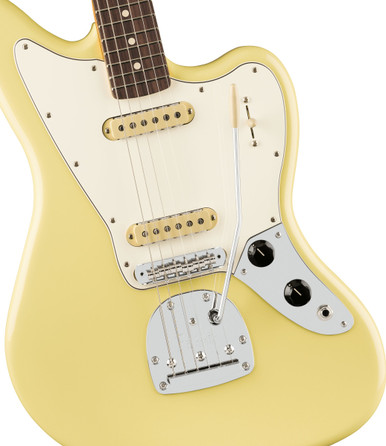 Fender Player II Jaguar Rosewood Fingerboard Hialeah Yellow - Image 6