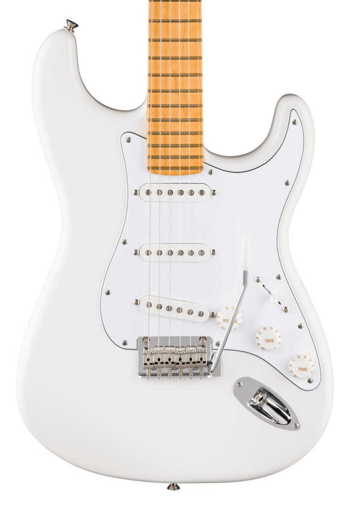 Fender Limited Edition Player II Stratocaster in Polar White, Matching Headcap