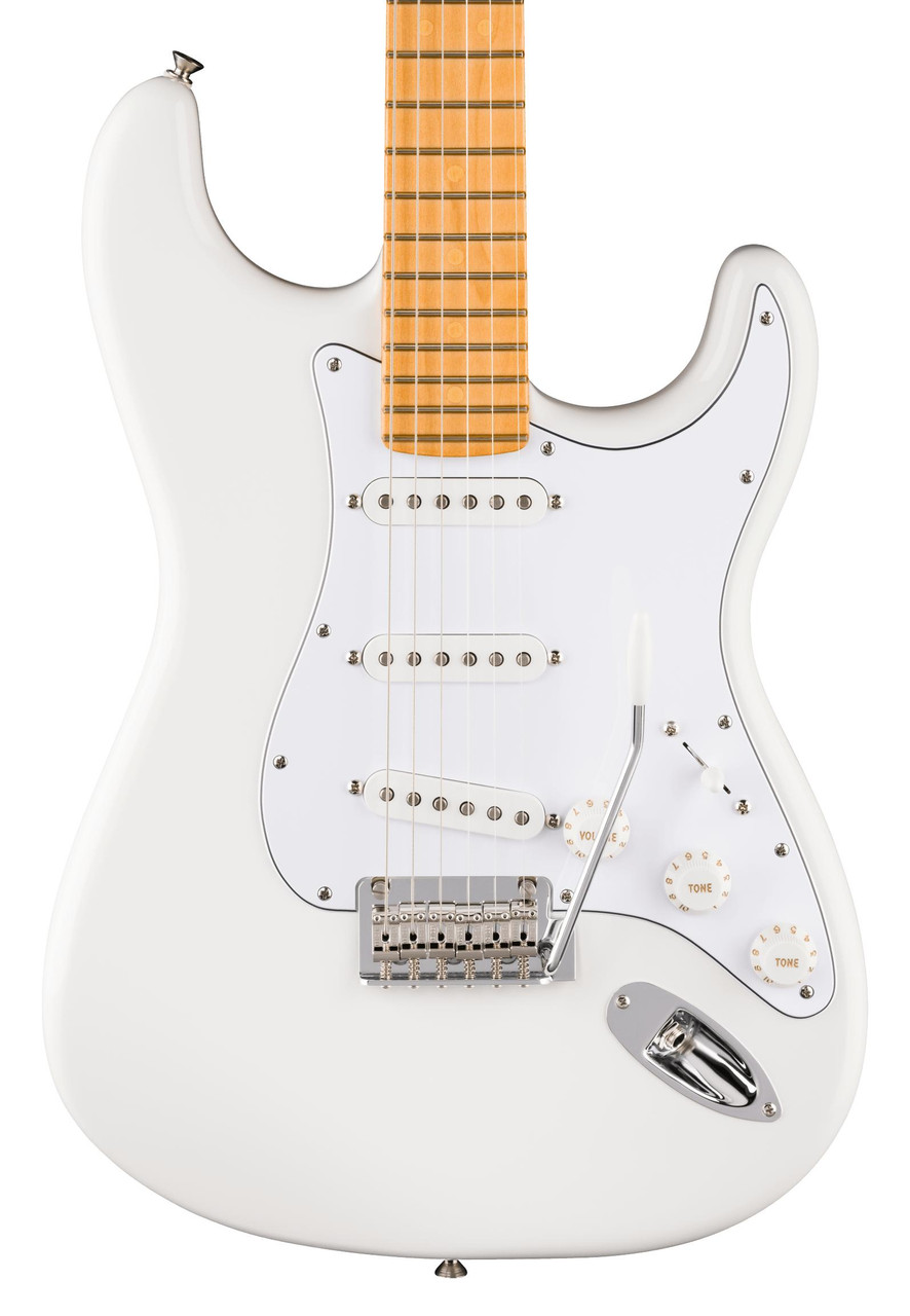 Fender Limited Edition Player II Stratocaster in Polar White, Matching Headcap - Image 2
