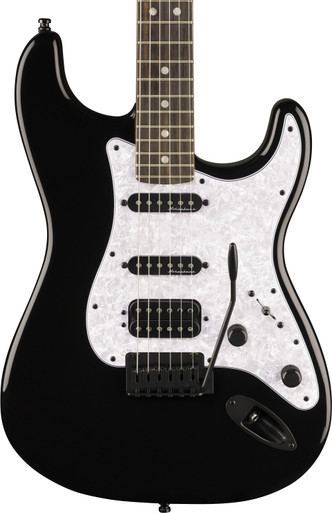 Fender Limited Edition Player Fusion Stratocaster HSS Electric Guitar in Black