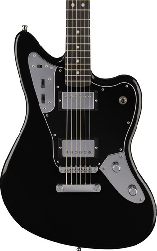 Fender Limited Edition Player Fusion Jaguar Baritone Electric Guitar in Black