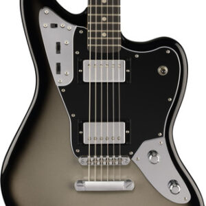 Fender Limited Edition Player Fusion Jaguar Baritone Electric Guitar in Silverburst