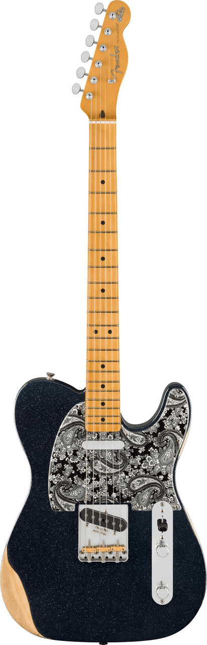 Fender Brad Paisley Road Worn Telecaster in Black Sparkle - Image 5
