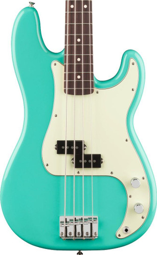 Fender 75th Anniversary Player II Precision Bass Guitar in Seafoam Green