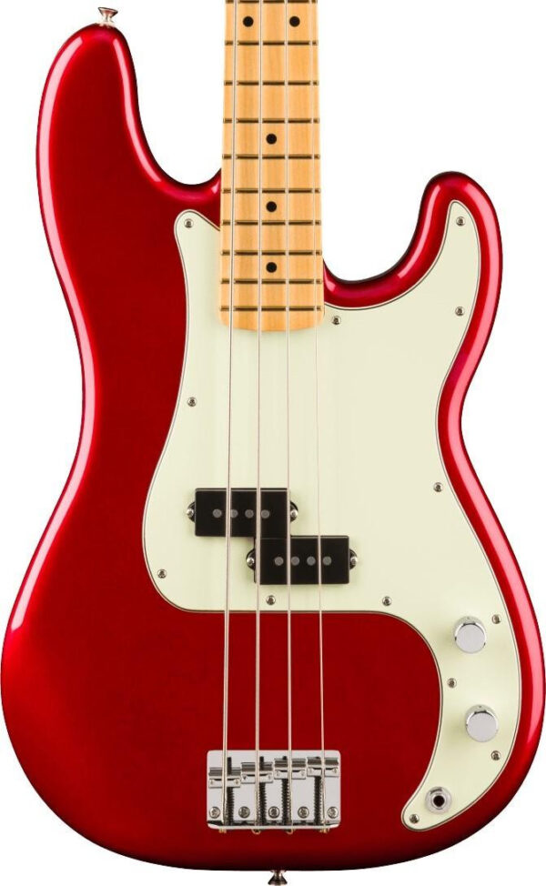 Fender 75th Anniversary Player II Precision Bass Guitar in Candy Apple Red