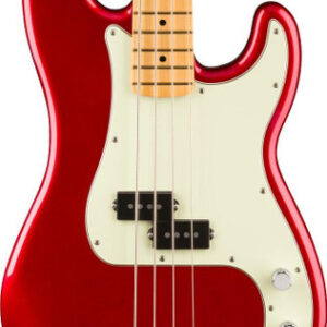 Fender 75th Anniversary Player II Precision Bass Guitar in Candy Apple Red