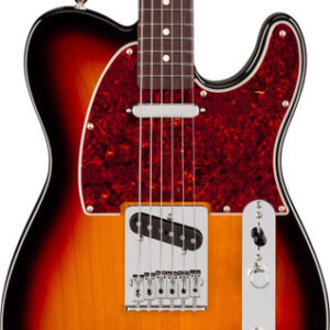 Fender 75th Anniversary Player II Baritone Telecaster Electric Guitar in 3-Colour Sunburst