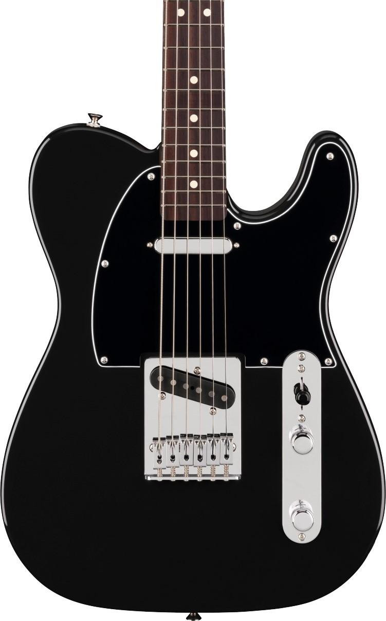 Fender 75th Anniversary Player II Baritone Telecaster Electric Guitar in Black