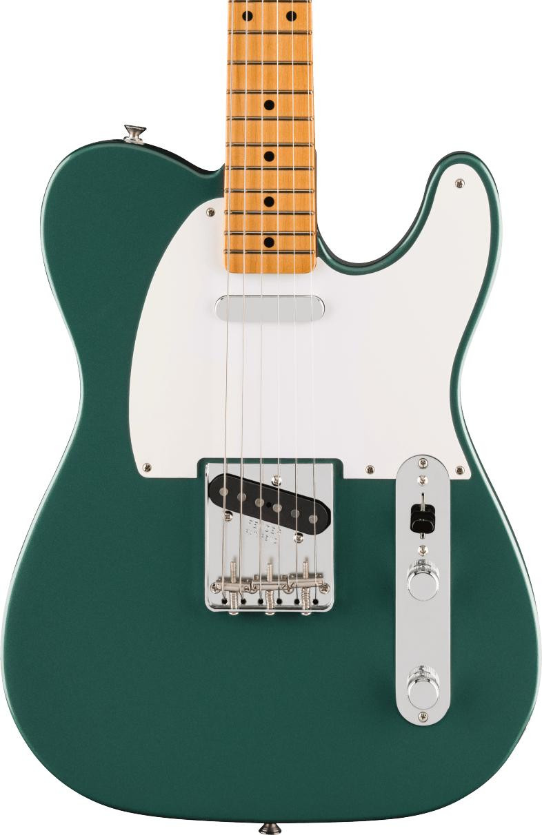 Fender Vintera III Late '50s Telecaster Electric Guitar in Sherwood Green Metallic