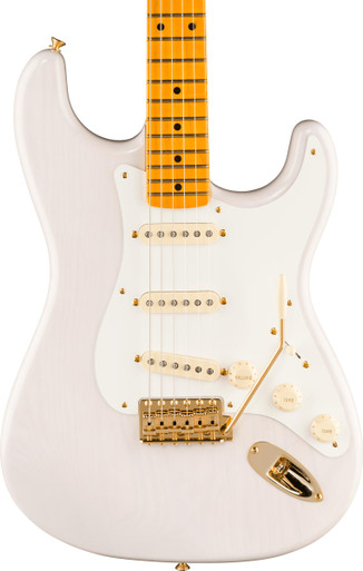 Fender American Vintage II 1957 Stratocaster in White Blonde, Flame Maple Neck - Image 1