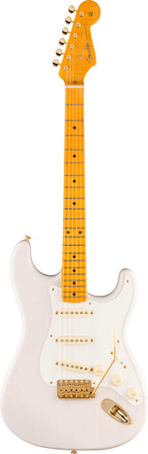 Fender American Vintage II 1957 Stratocaster in White Blonde, Flame Maple Neck - Image 6