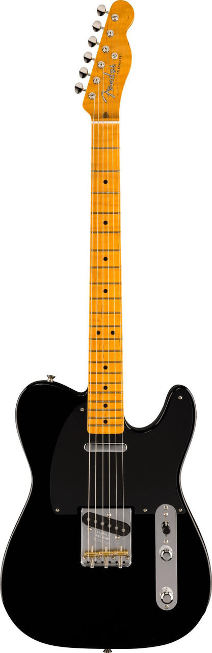 Fender American Vintage II 1951 Telecaster in Black, Flame Maple Neck - Image 5