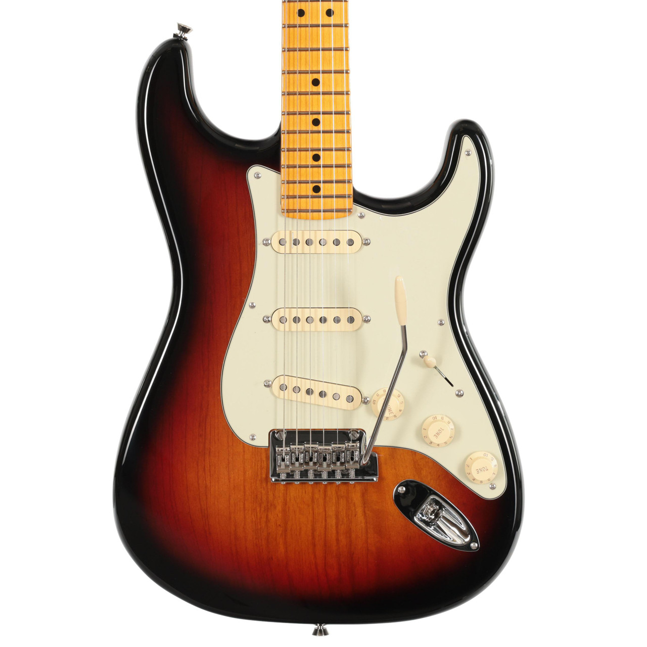 Fender Limited Edition American Professional II Stratocaster V in 3-Colour Sunburst - Image 2