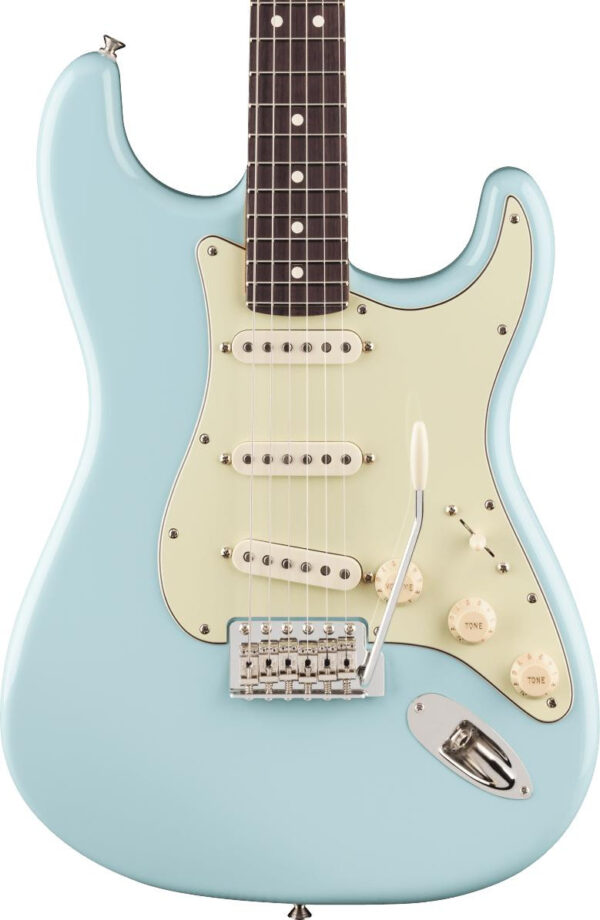 Fender Limited Edition American Professional Classic Stratocaster with Silent System in Daphne Blue - Image 2