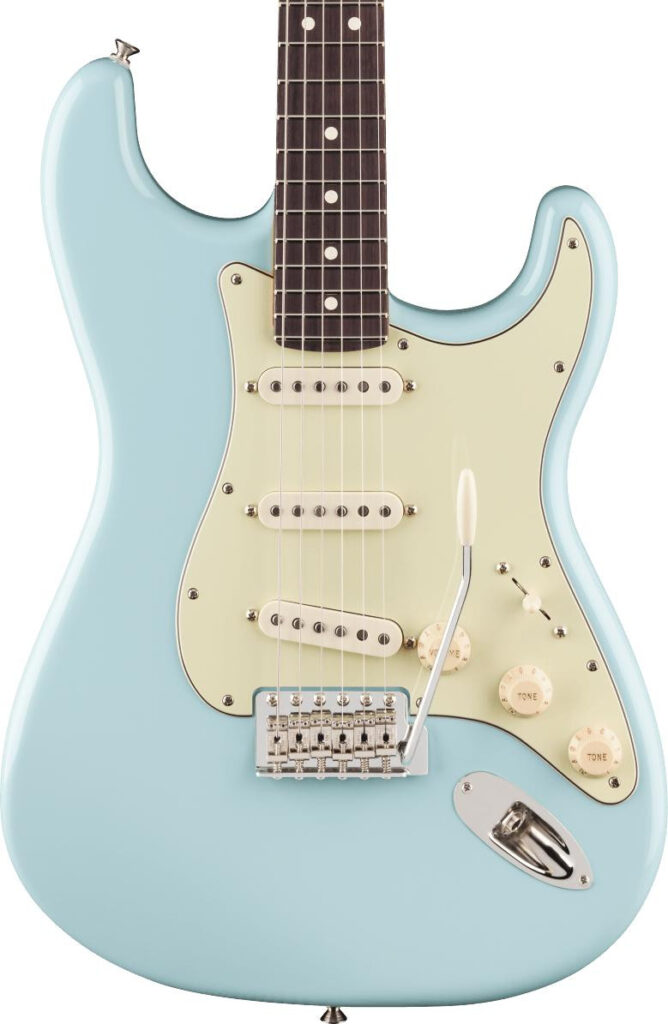 Fender Limited Edition American Professional Classic Stratocaster with Silent System in Daphne Blue