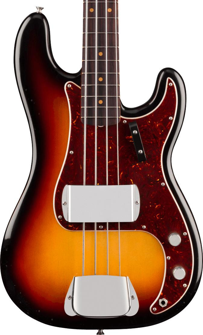 Fender James Jamerson 1962 Precision Bass in 3-Tone Sunburst - Image 2