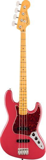 Fender American Professional Classic Jazz Bass in Faded Dakota Red - Image 2