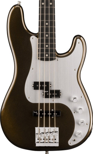 Fender American Ultra II Precision Bass Guitar in Texas Tea Ebony Fingerboard