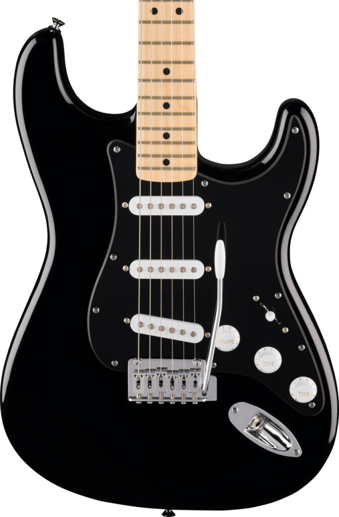 Fender Limited Edition Standard Stratocaster Electric Guitar in Black