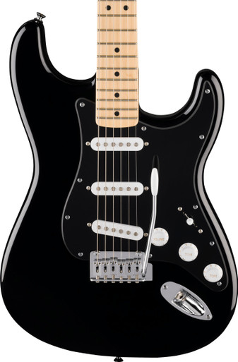 Fender Limited Edition Standard Stratocaster Electric Guitar in Black
