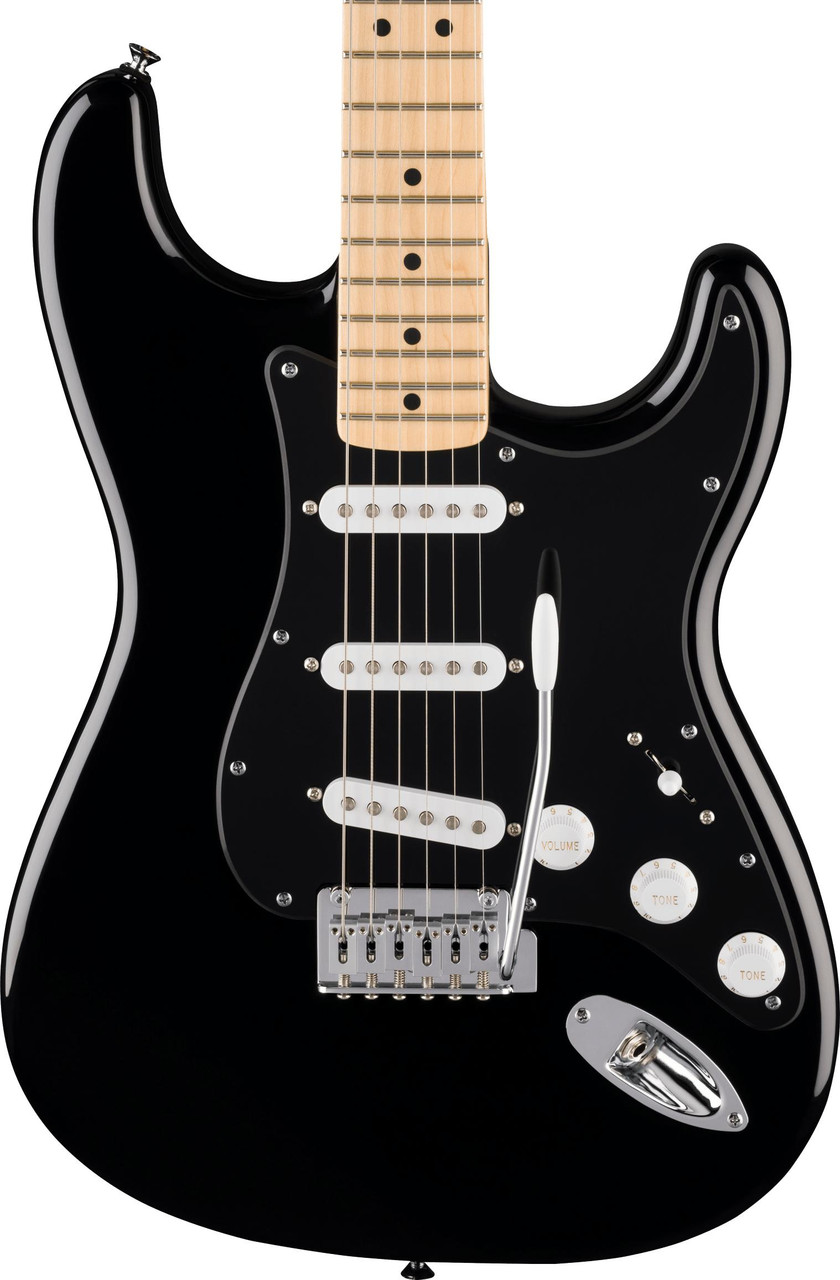 Fender Limited Edition Standard Stratocaster Electric Guitar in Black