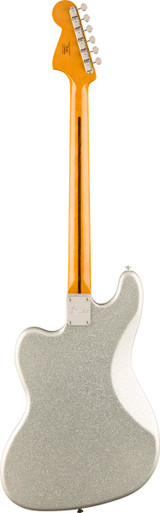 Squier Limited Edition Classic Vibe Bass VI in Silver Sparkle, Matching Headstock - Image 6