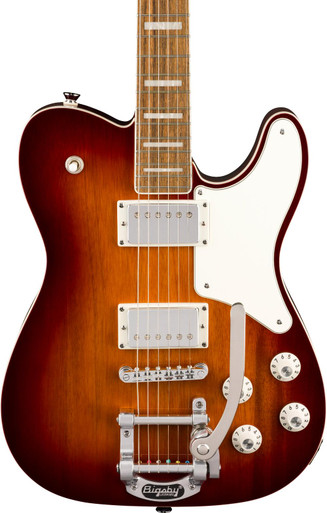 Squier Paranormal Troublemaker Telecaster Deluxe in Honey Sunburst