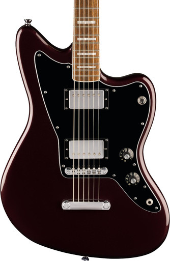 Squier Paranormal Baritone Jazzmaster in Oxblood