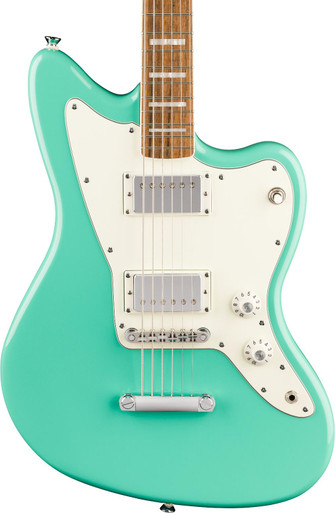 Squier Paranormal Baritone Jazzmaster in Sea Foam Green