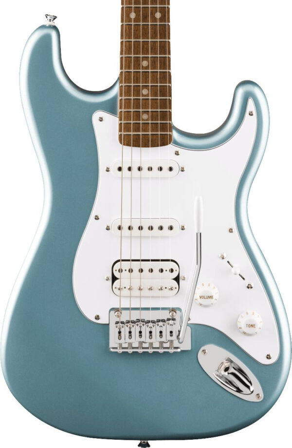 B Stock : Squier Affinity Series Stratocaster Junior HSS Laurel Fingerboard in Ice Blue Metallic - 001 - Image 2