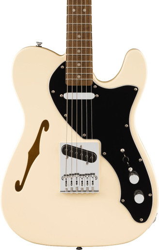 Squier Affinity Series Telecaster Thinline in Olympic White