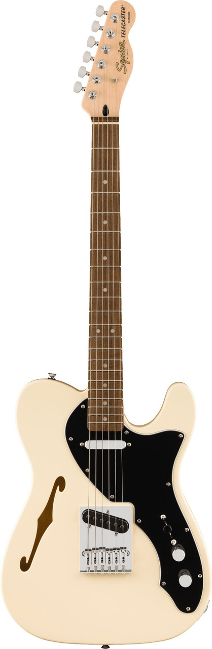 Squier Affinity Series Telecaster Thinline in Olympic White - Image 5