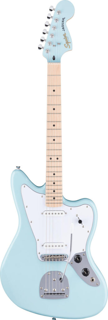 Squier FSR Affinity Jaguar in Daphne Blue
