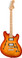 Squier Affinity Series Starcaster Deluxe in Sienna Sunburst - Image 4