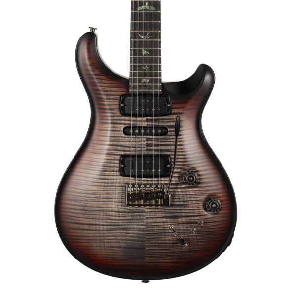 PRS Wood Library Modern Eagle V Custom Colour Electric Guitar in Charcoal Tri-Colour Burst