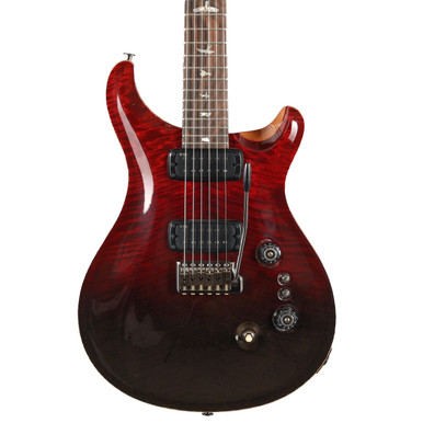 PRS Limited Edition Custom 24-08 Mango Top Electric Guitar in Fire Red/Grey Black Fade