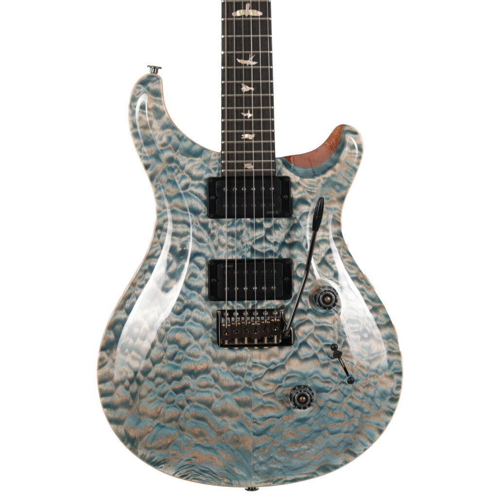 PRS Custom 24 Quilt Electric Guitar in Faded Indigo