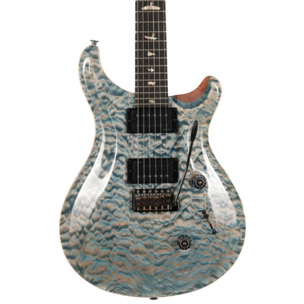 PRS Custom 24 Quilt Electric Guitar in Faded Indigo - Image 1