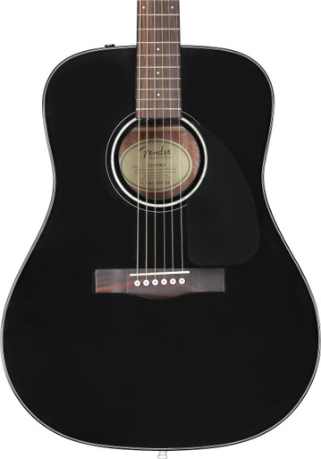 Fender CD 60 V3 Dreadnought Acoustic in Black - Image 1