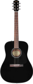 Fender CD 60 V3 Dreadnought Acoustic in Black - Image 3